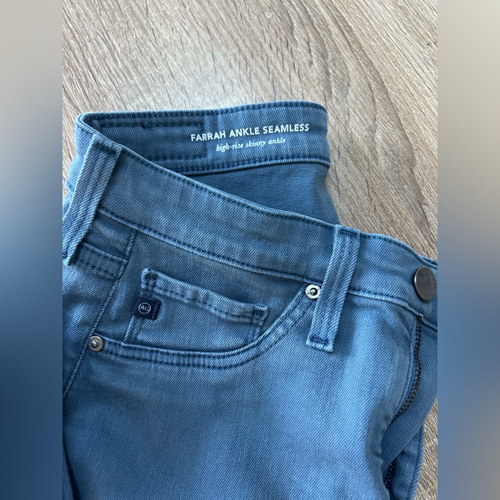 Ag Jeans Seamless Farrah Ankle High Rise Jeans